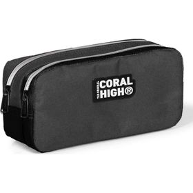 Coral High Siyah İki Bölmeli Kalem Çantası -Erkek Çocuk Kalemlik