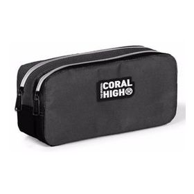 Coral High Siyah İki Bölmeli Kalem Çantası -Erkek Çocuk Kalemlik