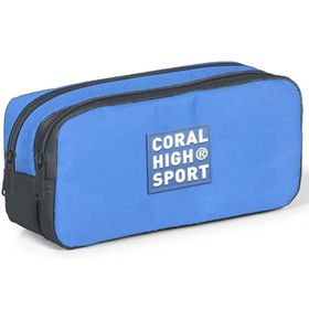 Coral High Sport İki Gözlü Mavi Siyah Kalem Çantası