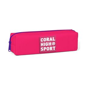 Coral High Sport Neon Mercan Tek Bölmeli Kalemlik