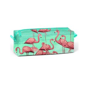 Coral High Su Yeşili Flamingolu Kalem Kutu