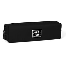 Coral High Tek Bölmeli Siyah Çocuk ve Yetişkin Kalem Kutusu