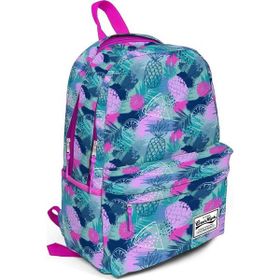 Coral High Üç Gözlü Ananas Desenli Okul ve Günlük Sırt Çantası 15,6 Inc Laptop Bölmeli Okul Çantası