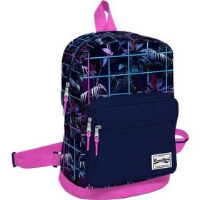Coral High Yaygan 14159 Çiçek Lacivert Sırt Çanta