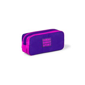 Coral High YGN22276KRAL Sport Mor Pembe Iki Bölmeli Kalem Çantası