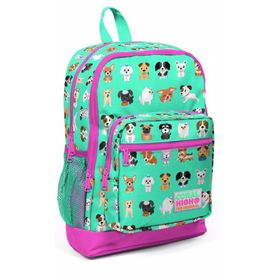 Coral High YGN23266 Kids Dört Gözlü Usb Aux Soketli Çocuk Sevimli Köpekler Ilkokul Çantası
