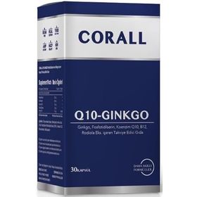 Corall Q10-Ginkgo 30 Kapsül