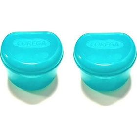 Corega 2'li Protez Diş Saklama Kutusu