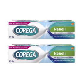 Corega 2x40 gr Naneli Diş Protezi Yapıştırıcı Krem