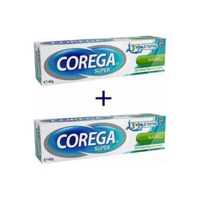 Corega 2x40 gr Naneli Süper Diş Protezi Yapıştırıcı Krem