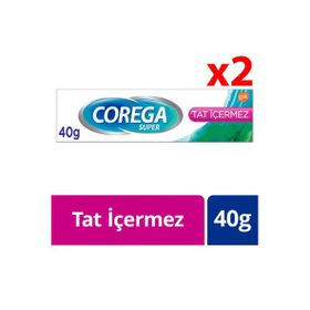 Corega 2x40 gr Super Protez Yapıştırıcı Tatsız Krem