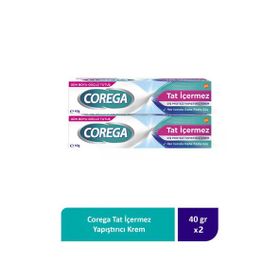 Corega 2x40 gr Super Protez Yapıştırıcı Tatsız Krem