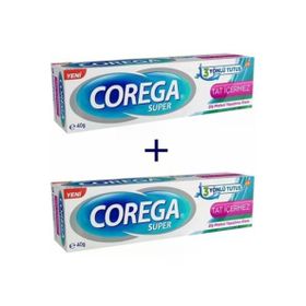Corega 2x40 gr Super Protez Yapıştırıcı Tatsız Krem