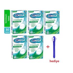 Corega 3 Dakikada Diş Protezi Temizleyici 5x30'lu Tablet