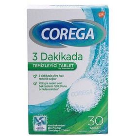 Corega 3 Dakikada Diş Protezi Temizleyici Tablet