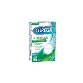 Corega 3 Dakikada Diş Protezi Temizleyici Tablet