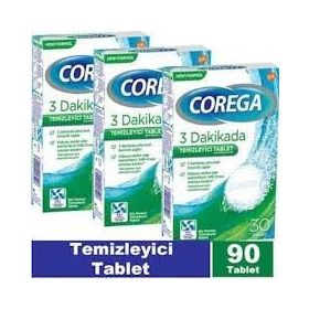 Corega 3x30 Tablet Diş Protezi Temizleyici