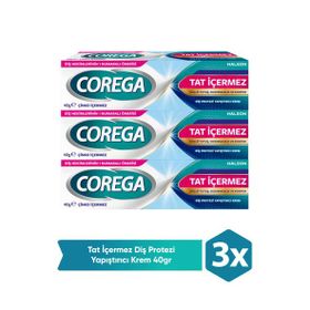 Corega 3x40 gr Gün Boyu Güçlü Tutuş Naneli Diş Protez Yapıştırıcı Krem