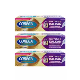 Corega 3x40 gr Maksimum Güç Tutuş Kalkan Diş Protezi Yapıştırıcı Krem