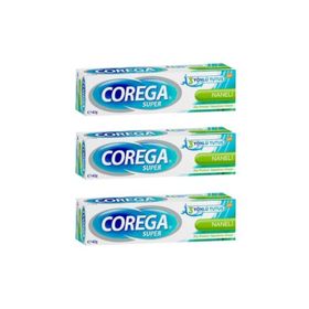 Corega 3x40 gr Naneli Diş Protezi Krem Yapıştırıcı