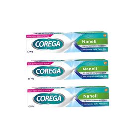 Corega 3x40 gr Naneli Süper Diş Protezi Yapıştırıcı Krem