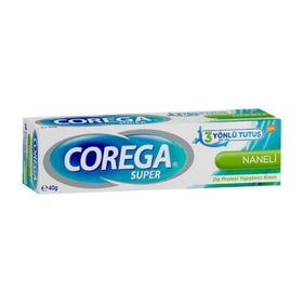 Corega 3x40 gr Super Protez Yapıştırıcı Naneli Krem