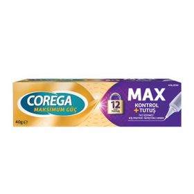 Corega 40 gr Maksimum Güç Tutuş Kalkan Diş Protezi Yapıştırıcı Krem