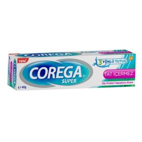 Corega 40 gr Süper 3 Yönlü Tutuş Tat İçermez Diş Macunu