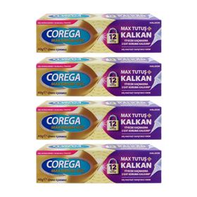 Corega 4x40 gr Maksimum Güç Tutuş Kalkan Diş Protezi Yapıştırıcı Krem