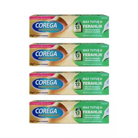Corega 4x40 gr Maksimum Güç Tutuş Kalkan Diş Protezi Yapıştırıcı Krem