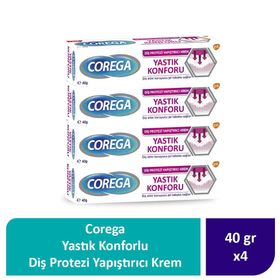 Corega 4x40 gr Yastık Konforlu Diş Protezi Yapıştırıcı Krem