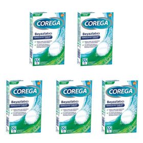 Corega 5x30 Tablet Diş Protezi Temizleyici