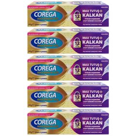 Corega 5x40 gr Maksimum Güç Tutuş Kalkan Diş Protezi Yapıştırıcı Krem