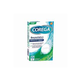 Corega Beyazlatıcı 30'lu Diş Protezi Temizleyici Tablet