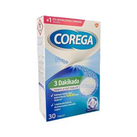 Corega Bio 30 Tablet Diş Temizleme