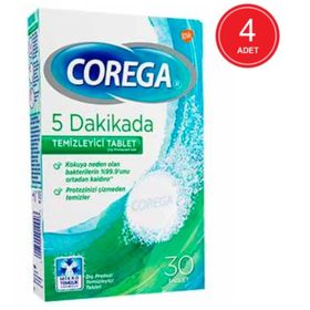 Corega Bio 4x30 Tablet Diş Temizleme