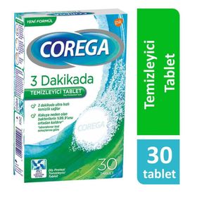 Corega Cleanser Bio 30'lu Protez Temizleme