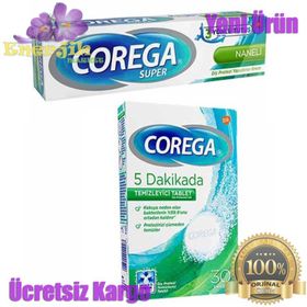 Corega Diş Protez Yapıştırıcı ve Temizleme Tableti