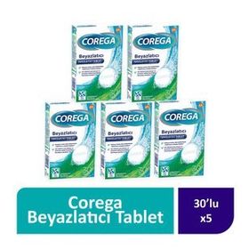 Corega Diş Protezi Beyazlatıcı 5x30 Tablet