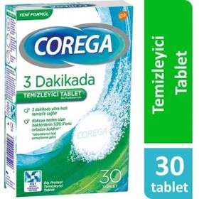 Corega Diş Protezi Yapıştırıcı 40 gr Temizleyici 30 Adet Tablet