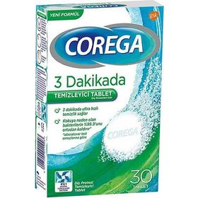 Corega Diş Protezi Yapıştırıcı 40 gr Temizleyici 30 Adet Tablet