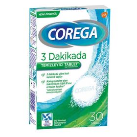 Corega Diş Protezi Yapıştırıcı 40 gr Temizleyici 30 Adet Tablet