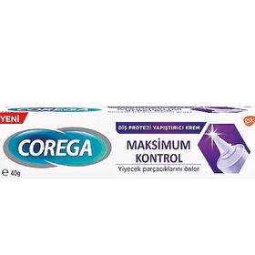 Corega Maksimum Kontrol 40 gr Diş Protez Yapıştırıcı Krem