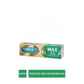 Corega Max Tutuş & Ferahlık 40 gr Diş Protezi Yapıştırıcı