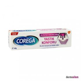 Corega Max Tutuş Konfor 40 gr Tat içermeyen Diş Protezi Yapıştırıcı Krem