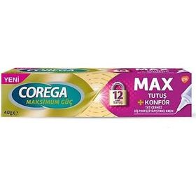 Corega Max Tutuş ve Konfor Krem Tüp 40 gr Diş Protezi Yapıştırıcı