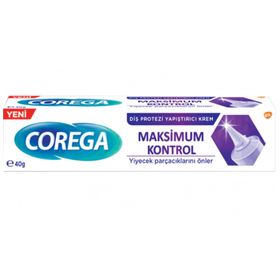 Corega Maximum Kontrol 40 gr Diş Protezi Yapıştırıcı Krem
