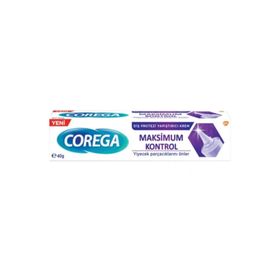 Corega Maximum Kontrol 40 gr Diş Protezi Yapıştırıcı Krem