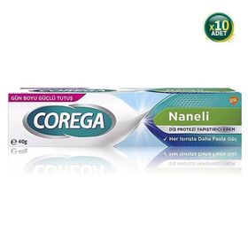Corega Naneli 10x40 gr Diş Protezi Yapıştırıcı Krem