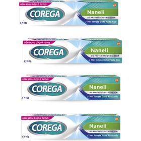 Corega Naneli 4x40 gr Diş Protezi Yapıştırıcı Krem